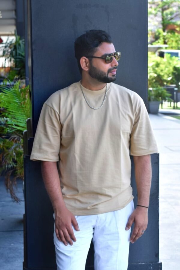 french terry round neck t shirt – xxl – 240 gsm