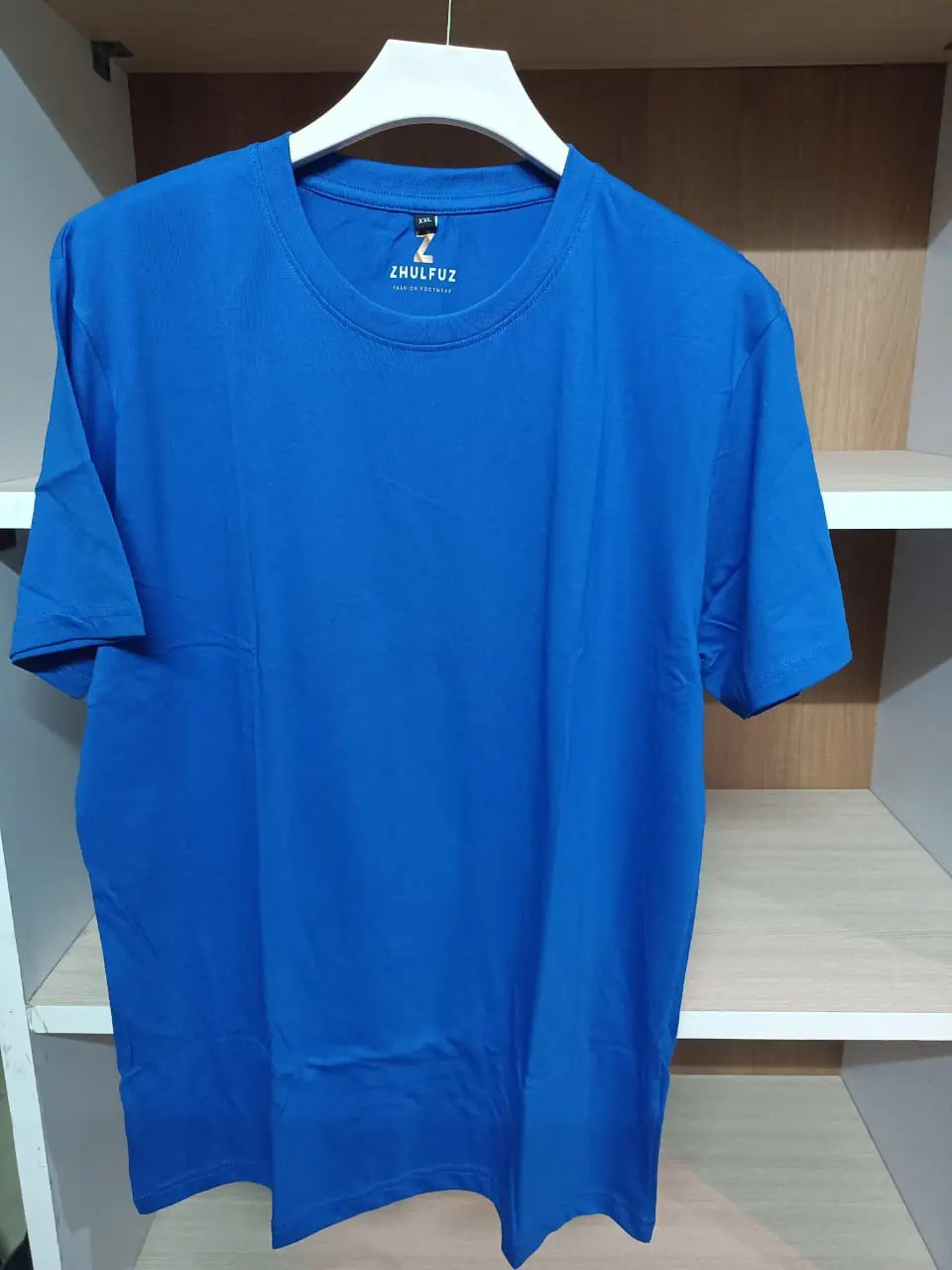 zhulfuz t shirts 180 gsm biowashed cotton || color blue || size 2xl