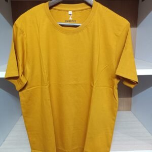 zhulfuz t shirts 180 gsm biowashed cotton || color orange|| size xl