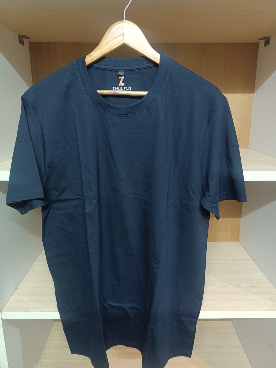 zhulfuz t shirts 180 gsm biowashed cotton || color navy || size 2xl
