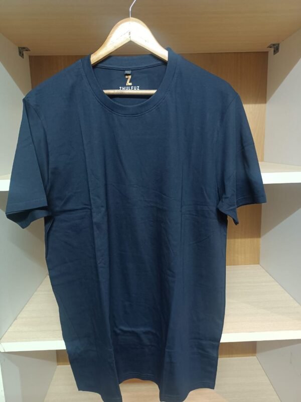 zhulfuz t shirts 180 gsm biowashed cotton || color navy || size 2xl