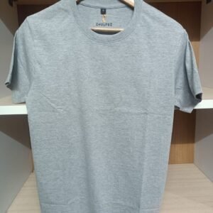 zhulfuz t shirts 180 gsm biowashed cotton || color grey || size small