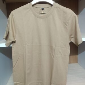 zhulfuz t shirts 180 gsm biowashed cotton || color peach || size small