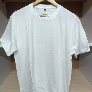 zhulfuz t shirts 180 gsm biowashed cotton || color white|| size large