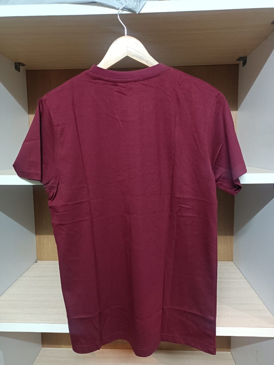 zhulfuz t shirts 180 gsm biowashed cotton || color maroon|| size medium