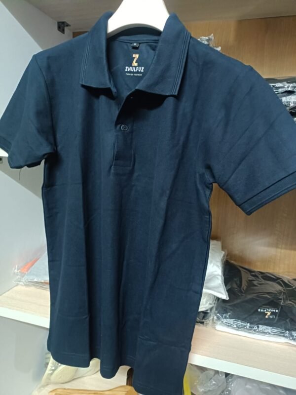 zhulfuz classic polo t shirt for man | color navy | size medium
