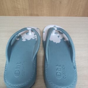 men flip flop sandal (color teal & white | size10)