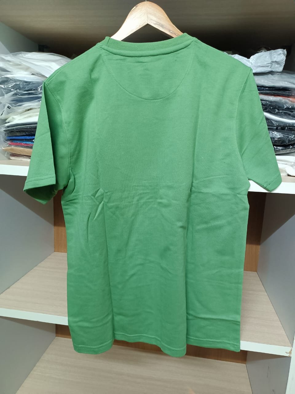 french terry 240 gsm t shirt size xl || color green french terry 240 gsm t shirt size xl || color green
