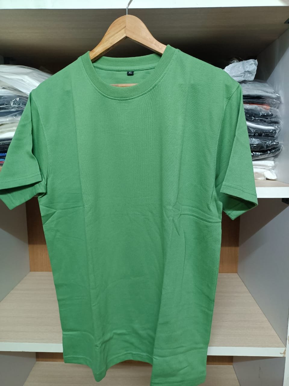 french terry 240 gsm t shirt size xl || color green french terry 240 gsm t shirt size xl || color green