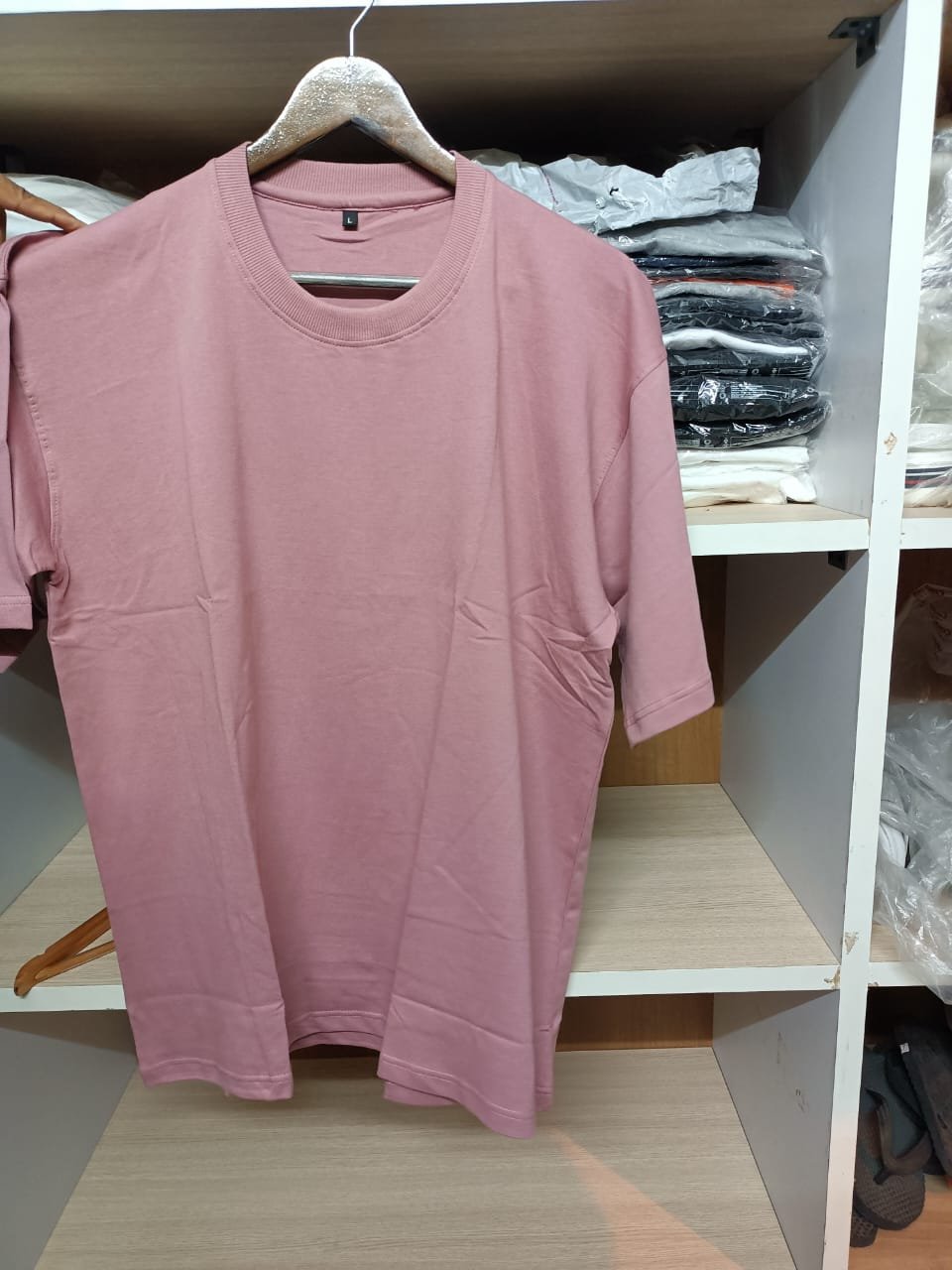 round neck terry 260 gsm size large || color lilac round neck terry 260 gsm size large || color lilac