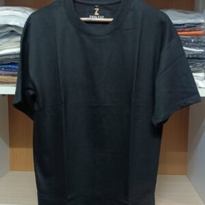 zhulfuz branded t shirts 240 gsm oversized cotton size xl || color black