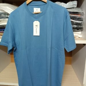 french terry 240 gsm t shirt size xxl || color sky bl